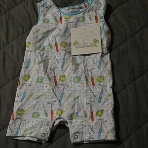 Trotters Colorful Tool Print Kids Bodysuit